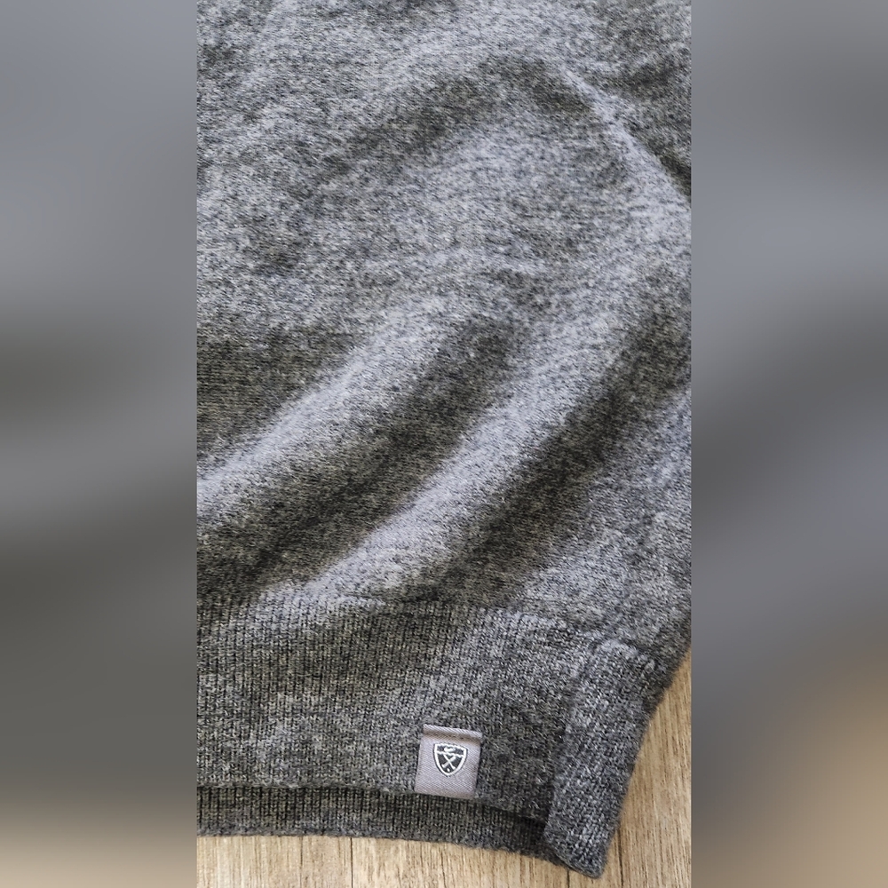 Vintage Nike Golf Tiger Woods Mens 2XL Knit V-Neck Sweater Vest Gray - Picture 4 of 7